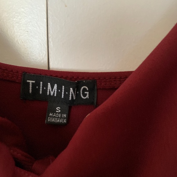 Burgundy dress - Picture 2 of 2